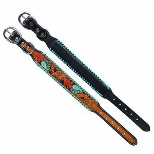 Elegante Collar de Cuero Premium para Perro con Acabado de Tachuelas, Diseño Simple y Lujoso, para Perros Pequeños y Grandes, Duradero, Transpirable y Ecológico - Product Image 4