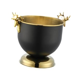 Hielera de Metal Pulido Personalizable, Enfriador de Vino y Champán Brillante para Bar, Soporte para Bebidas para Mesa de Fiesta, Brillante para Entretenimiento en el Hogar - Product Image 6