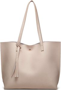 Urban Inspired <b>Faux</b> <b>Leather</b> 2025 Ladies <b>Tote</b> <b>Bag</b> With Unique Tassel Detail And Organized Interior For Women - Product Image 2