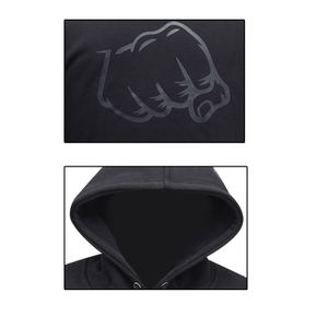 Produit chaud pour la saison hivernale Prix de gros sur mesure Pull-over vierge tricoté en molleton uni pour hommes Sweats à capuche pour hommes - Product Image 5