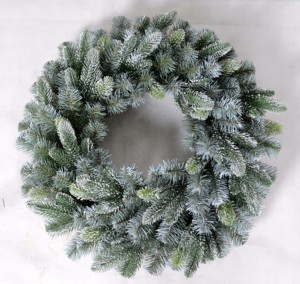 Corona Navideña de 45–180 cm – Coronas Artificiales de Lujo con Decoraciones, Efecto Nieve, Piñas y Luces LED - Product Image 3