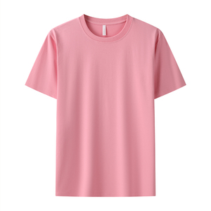 Material popular Unisex 210gsm Ice Silk Cotton T-shirt Camisetas en blanco con cuello redondo para diseño de logotipo Camiseta para hombres - Product Image 3