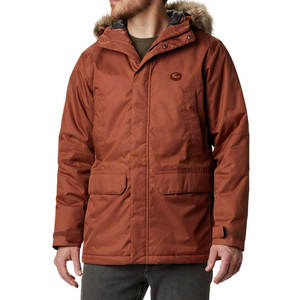 Chaqueta Parkas ajustada para hombre de fabricación profesional, ropa de lona de moda de invierno con cuello con capucha para uso en exteriores - Product Image 1