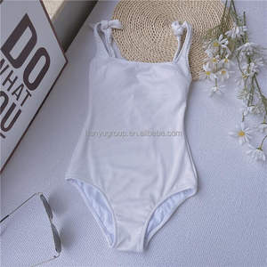 Traje de baño para mujeres americanas de exportación, traje de baño marrón de Seersucker, traje de baño sólido, traje de baño Halter sin espalda, traje de baño elegante para mamá - Product Image 3