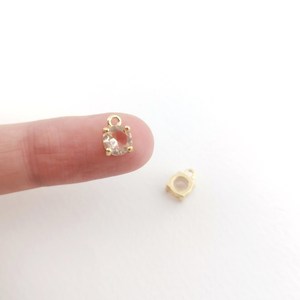 Zircone รอบพลอยหินจี้ชุดเล็กๆเสน่ห์สวยเครื่องประดับสำหรับผู้หญิงของขวัญสำหรับผู้หญิงสำหรับเธอ - Product Image 4