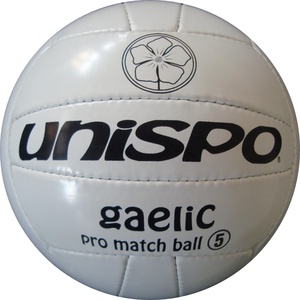 Ballon d'entraînement de football gaélique UNISPO Professional Trainer en caoutchouc synthétique, 100 % personnalisable, modèle GA MN8511 - Product Image 6