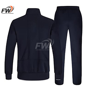 Conjunto Deportivo Casual de Invierno para Hombre, Talla Grande, Chaqueta Cortavientos, 100% Algodón Poliéster Satinado, Diseño Deportivo Cargo - Product Image 5