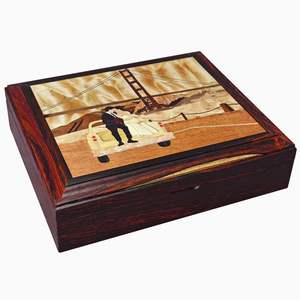 Eco-Friendly Medium <b>Small</b> Wooden Jewellery Box & Wall Hanging Customized Shape Polished Home Decor <b>Wedding</b> <b>Gift</b> Made in India - Product Image 3