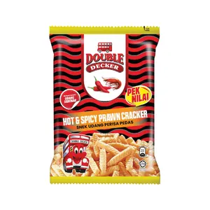 Double Decker Classic Hot & Spicy Prawn Cracker 80g x 10 x 5