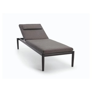 Lit de plage en aluminium avec revêtement en poudre moderne personnalisé pour l'extérieur Chaises longues dans une relaxation maximale à la piscine pour un projet d'hôtel et de centre de villégiature - Product Image 1