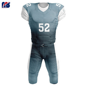 Su propio uniforme de fútbol americano Nuevo diseño Uniforme de fútbol americano Servicio OEM Uniforme de fútbol para hombres - Product Image 5