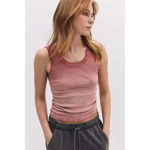 Body de Estilo Casual con Lavado al Aceite, Sin Mangas, con Logotipo en la Parte Delantera - Product Image 2