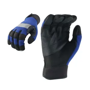 Gants d'équitation de moto de qualité supérieure Offre Spéciale Anti-vibration Protection des mains gants de mécanicien personnaliser Logo en gros - Product Image 5