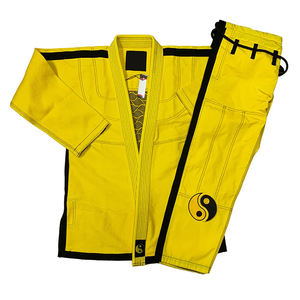 BJJ GI Jitsu เครื่องแบบสำหรับผู้ใหญ่ในศิลปะการต่อสู้ทำจากผ้าฝ้าย100% ชุดต่อสู้ชุด Jiu Jitsu - Product Image 6