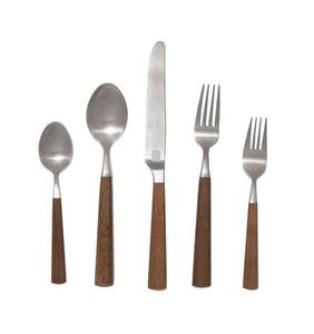 <b>Wooden</b> <b>cutlery</b> set spoon fork knife flatware set luxury design home decor <b>cutlery</b> set at affordable price - Product Image 3
