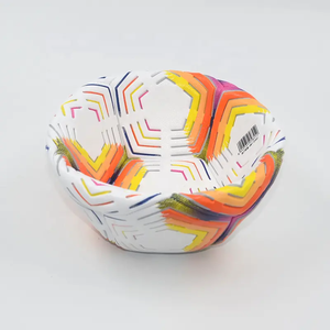 Ballons de football professionnels Taille officielle 5 avec panneaux diamantés pour entraînement/compétition Logo personnalisé officiel pour usage sportif - Product Image 4