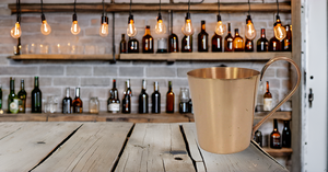 Mule en métal de Moscou en cuivre massif authentique Mini verres à bière Capacité de 2 onces - Product Image 3