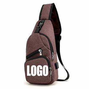 Customizable Lightweight Crossbody Sling <b>Backpack</b> <b>Waterproof</b> Mobile Phone Side Bag <b>for</b> <b>Men</b> and Women With Polyester Lining - Product Image 1