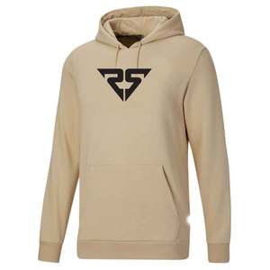Hoodies Wholesale Customized Embroidered Logo design Premium 100% Cotton Drawstring Plain khaki Oversized <b>Pullover</b> <b>men</b> Hoodies - Product Image 1