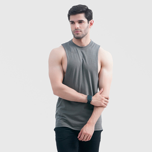 Camiseta sin mangas transpirable para hombre 2026 al por mayor, ropa de gimnasio para hombre, camiseta sin mangas para fitness, camiseta sin mangas hecha a medida con logo personalizado - Product Image 2