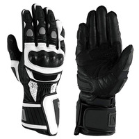 Gants de moto de course imperméables respirants-Gants de motard en cuir personnalisables pour les sports de plein air