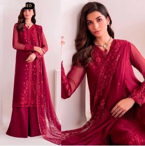 Tenue de soirée fantaisie Salwar Kameez avec séquence détaillant des manches complètes et Designer Dupatta pour les fonctions de mariage - Product Image 6