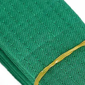 Venta caliente 100% cinturones de Karate de algodón de alta calidad llegada de Color personalizado para hombres en equipos de artes marciales - Product Image 6