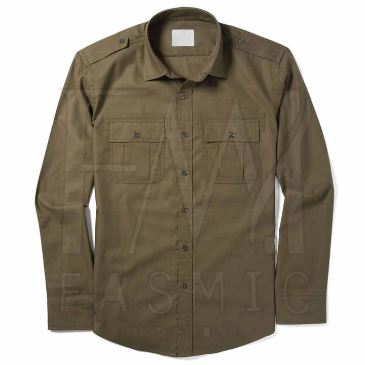 Reasonable Price Summer Long Sleeves Cargo Shirts With Customize Size Casual Man's Cargo Shirts For Sale