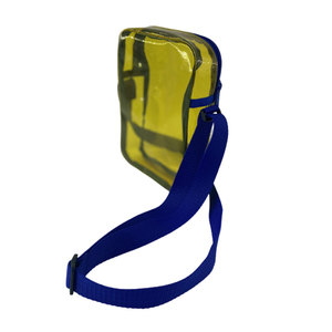 Bolsas transparentes para mujer Nuevos diseños Logotipo personalizado Plástico PVC Material Amarillo - Product Image 5