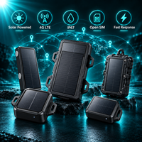 Traceur GPS solaire marin 4G IP67 étanche pour bateau de pêche à réponse rapide