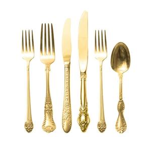 Cuillère à couverts en acier inoxydable utilisée dans les ustensiles de cuisine Tabletop Cafe Home Couverts finis plaqués argent à manche rond Lot de 4 - Product Image 2