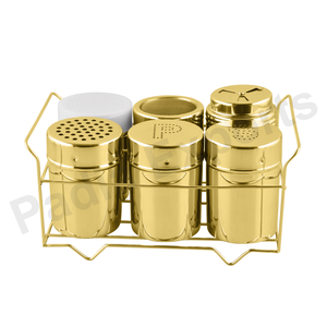 6 Pieces Seasonings <b>Set</b> Salt Paper Tools with Manual Power Supply - Product Image 2