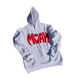 Sweat à capuche personnalisé effet vieilli pour homme, coupe classique, 100 % coton molletonné, écologique, respirant, en French Terry lavé - Product Image 3