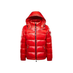 Chaqueta de burbuja con capucha de calidad de poliéster de punto con logotipo personalizado de High Street 2025 - Product Image 1