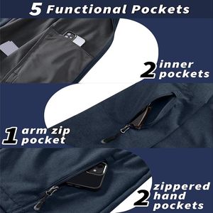 2025 Premium hombres impermeable a prueba de viento Softshell chaqueta al aire libre cálido forro polar senderismo Camping abrigo de invierno Front High Street - Product Image 5