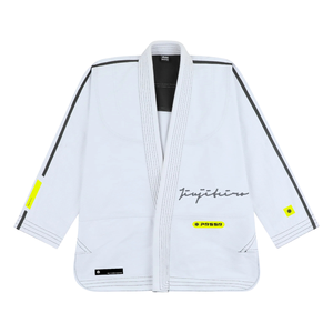 Lightweight Brazilian Jiu Jitsu Gi White Pearl Weave BJJ Uniform with Reinforced Stitching Training Competition <b>Kimono</b> - Product Image 1
