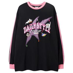 Ladies Printed Tee Knitted Digital Printing Soft Smooth Fabric Casual Breathable Comfortable Modern Fashion Wear - Product Image 1