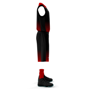 Uniforme de basket-ball personnalisé de qualité supérieure pour hommes, maillots respirants réversibles, shorts, options de tailles plus grandes disponibles - Product Image 6