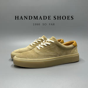 Zapatillas de skate casuales unisex duraderas de lona vulcanizada con cordones y caña baja para hombre - Product Image 4