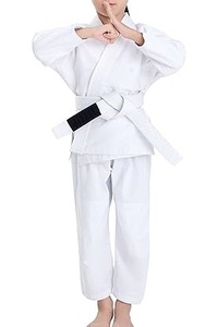 Venta al por mayor niños niñas trajes de Karate Gi Karate traje artes marciales uniforme Taekwondo Jiu Jitsu alta calidad lucha uniforme transpirable - Product Image 5