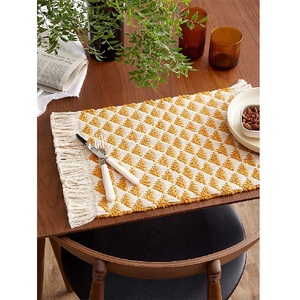 Napperons de table rectangulaires en lin, fabriqués en usine, personnalisables, imperméables et durables pour restaurant – Design excellent, napperons raffinés - Product Image 5