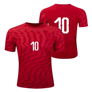 Camiseta de fútbol personalizada de alta calidad OEM, camiseta de fútbol para hombres y mujeres, uniforme de fútbol de tallas para jóvenes y adultos - Product Image 3