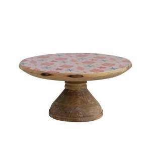 Pedestal de exhibición de pastel de madera de mango hecho a mano de MOQ bajo, soporte para pastel de taza para el Hogar, Restaurantes, uso en fiestas - Product Image 3