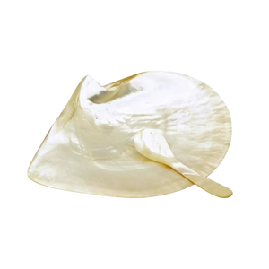 Plat de service en bambou biodégradable de haute qualité en nacre, décoration côtière, présentoir, vaisselle de luxe pour restaurants - Product Image 5