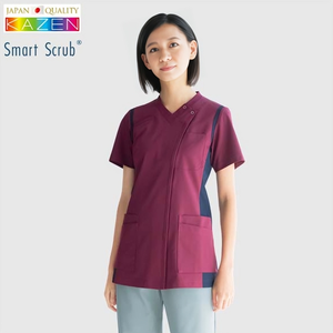 Vente en gros d'uniformes médicaux bleu marine pour femmes fabriqués par des fabricants professionnels - Product Image 1