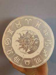 Plaque de Recharge en Sélénite, Pierre Précieuse Sculptée de Forme Libre, Feng Shui, 4-7 Pouces - Product Image 6