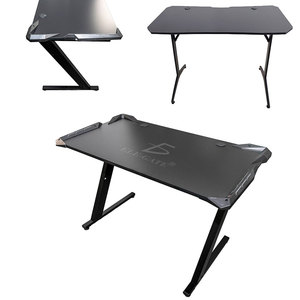 Scrivania da Gaming RGB con Luci LED in Fibra di Carbonio e Metallo per Giocatori - Product Image 3