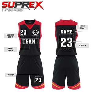Ensemble d'uniformes de basketball personnalisés pour hommes : maillot et short taille 6, séchage rapide, respirant, kit d'équipe, vêtements de sport d'entraînement – Fabricant - Product Image 6