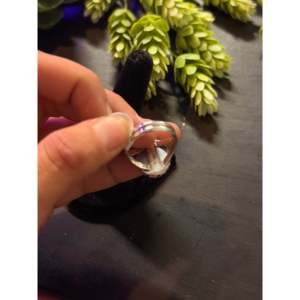 Navajo-Made Spiny Oyster & Sterling <b>Silver</b> Boho <b>Statement</b> <b>Ring</b> Geometric Cut Gemstone with Smooth Coral Everyday Wear - Product Image 5