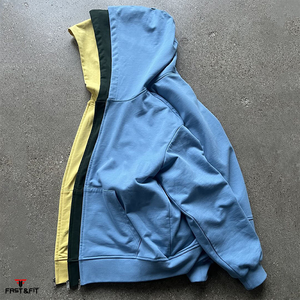 เสื้อฮู้ดซิปสามชั้นผ้าฟลีซคอตตอน 100% ปักโลโก้ตามสั่ง กำลังเป็นที่นิยม ผลิตในปากีสถาน สำหรับฤดูหนาว - Product Image 3